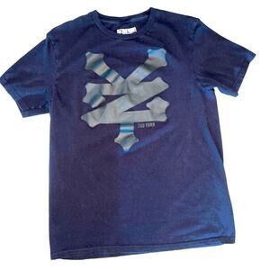 Zoo York Black with Logo Graphic Monochromic Short Sleeve T-shirt size Medium